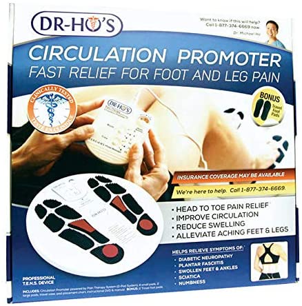 DR-HO'S TENS Pad Placement Charts for Knee, Ankle & Foot Pain