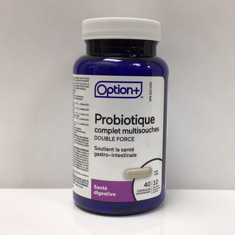 Option+ Complete Multi-Strain Double Strength Probiotic Capsules