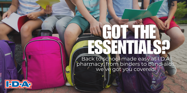 From Your I.D.A. Pharmacist: Back-to-School Health Tips
