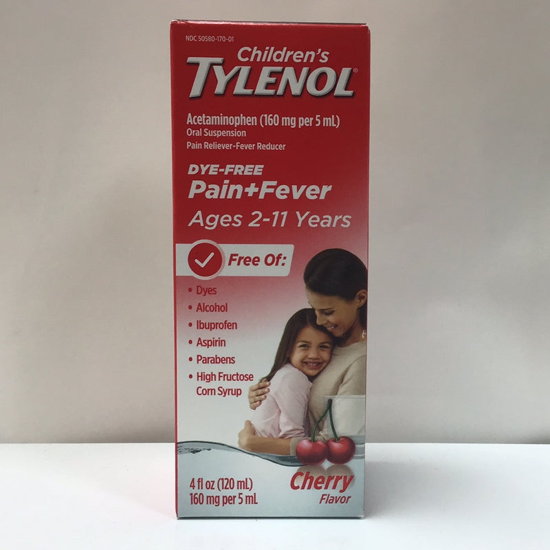 Tylenol Children's Liquid Dye Free Cherry