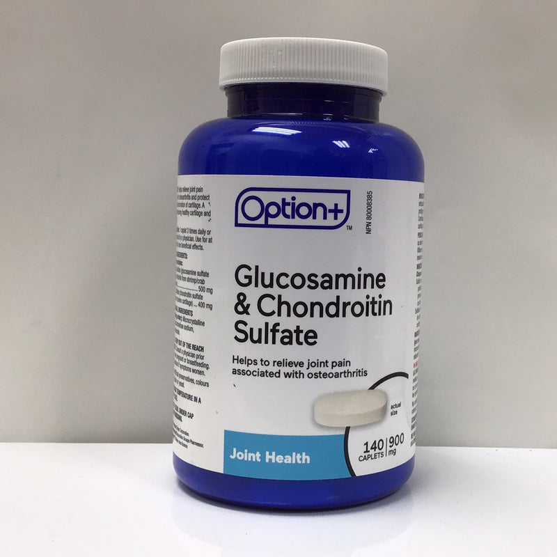 Option+ Glucosamine & Chondroitin Sulfate Caplets