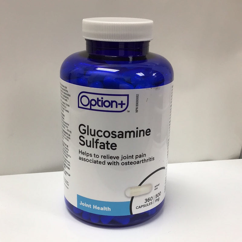 Option+ Glucosamine Sulfate Capsules