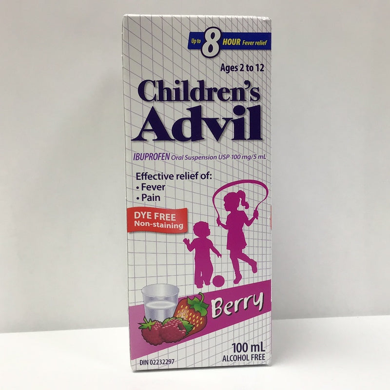 Advil Children's Liquid Dye Free Berry