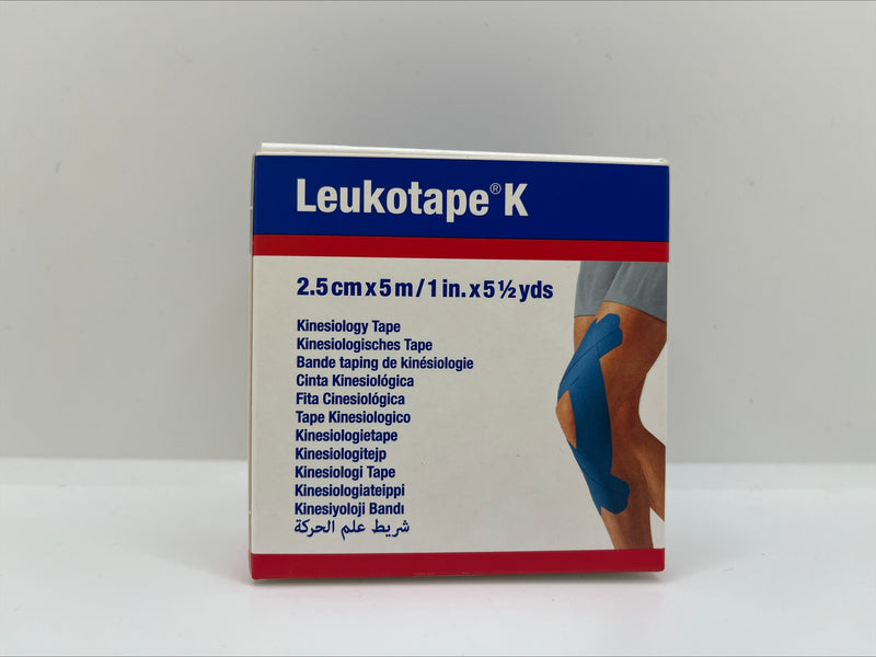 Leukotape K Kinesiology Tape 2.5cm x 5m