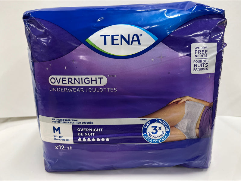 Tena Overnight Underwear Medium