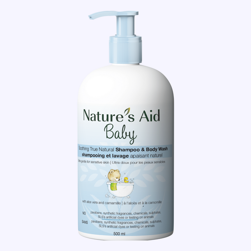 Nature's Aid Baby True Natural Shampoo and Baby Wash Ultrasensitive With Chamomile and Aloe Vera