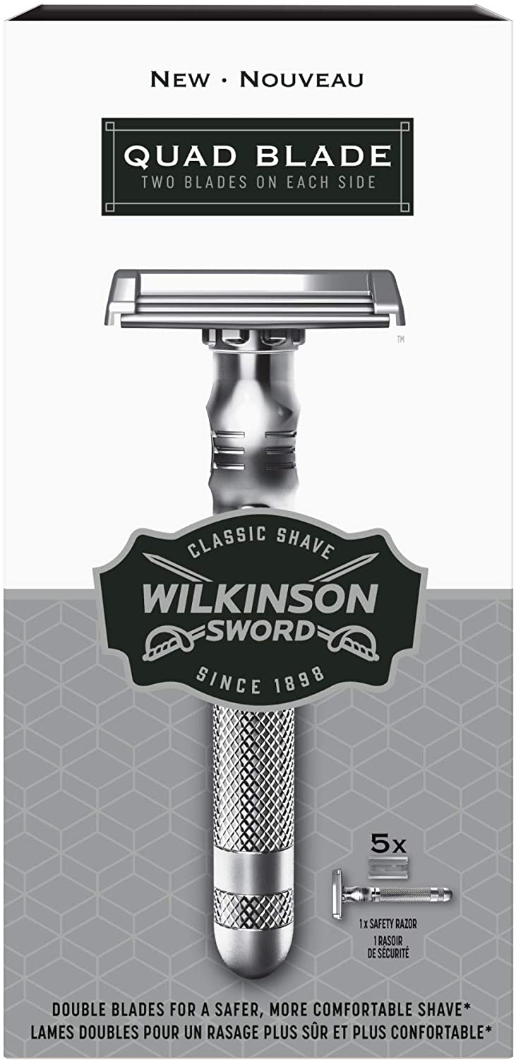 Wilkinson Sword Double-Edged Razor + 5 Refill Blades