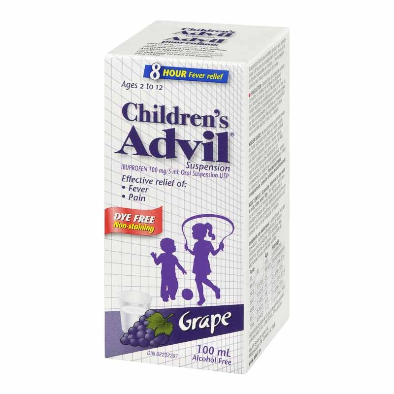 Advil Children's Liquid Dye Free Grape