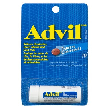 Advil Regular Strength Tablets Pocket Pack