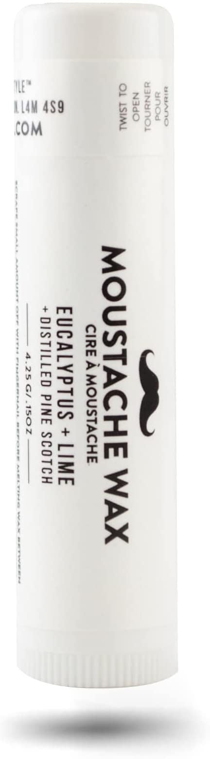 Always Bearded Moustache Wax Eucalyptus and Lime and Distilled Pine Scotch