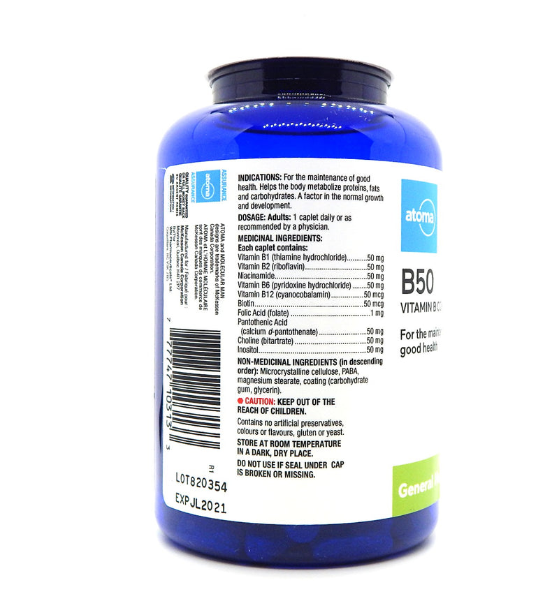 Atoma B50 Vitamin Complex Caplets