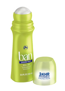 Ban Roll On Antiperspirant Deodorant, Powder Fresh
