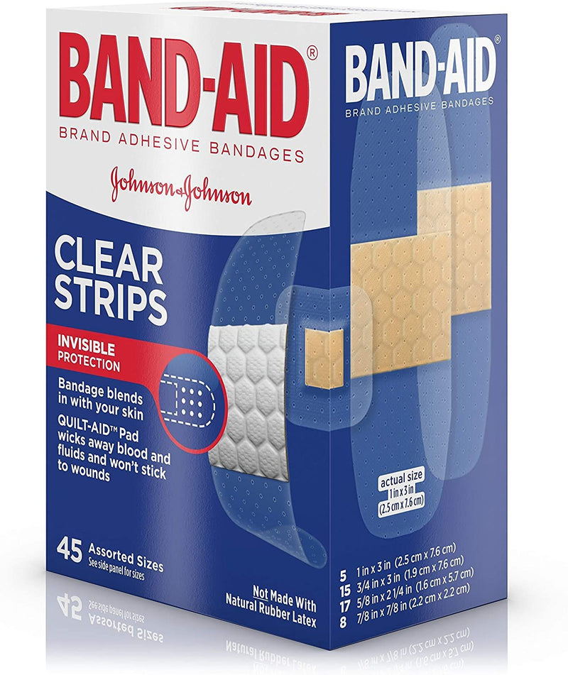 Band-Aid Clear Assorted Bandages