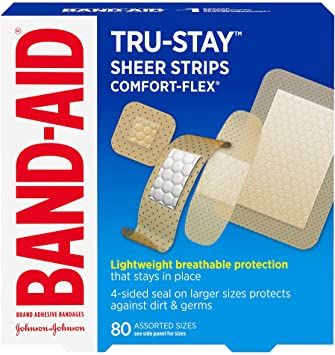 Band-Aid Tru-Stay Sheer Strips with Comfort Flex Assorted Bandages