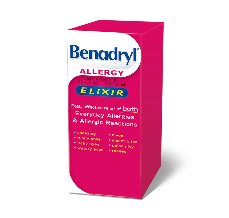 Benadryl Allergy Liquid Elixir