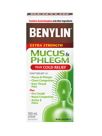 Benylin Mucus & Phlegm Plus Cold Relief Extra Strength Syrup