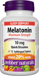 Webber Naturals Melatonin Sublingual Tablets