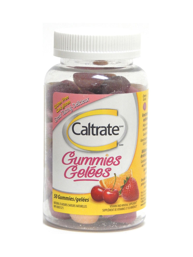 Caltrate Vitamin Supplement Gummies Assorted Fruit