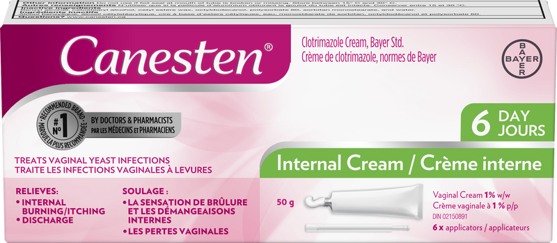 Canesten 6 Treatments Vaginal Cream