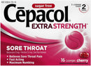 Cepacol Extra Strength Lozenges Sucrose Free Cherry