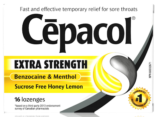 Cepacol Extra Strength Lozenges Sucrose Free Honey Lemon