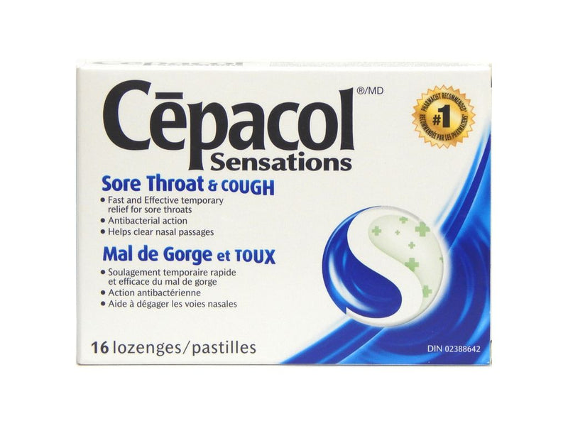 Cepacol Sensations Sore Throat & Cough Lozenges
