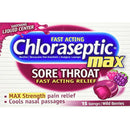 Chloraseptic Max Sore Throat Lozenges Wild Berries