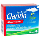 Claritin Allergy & Sinus 12 Hour Tablets