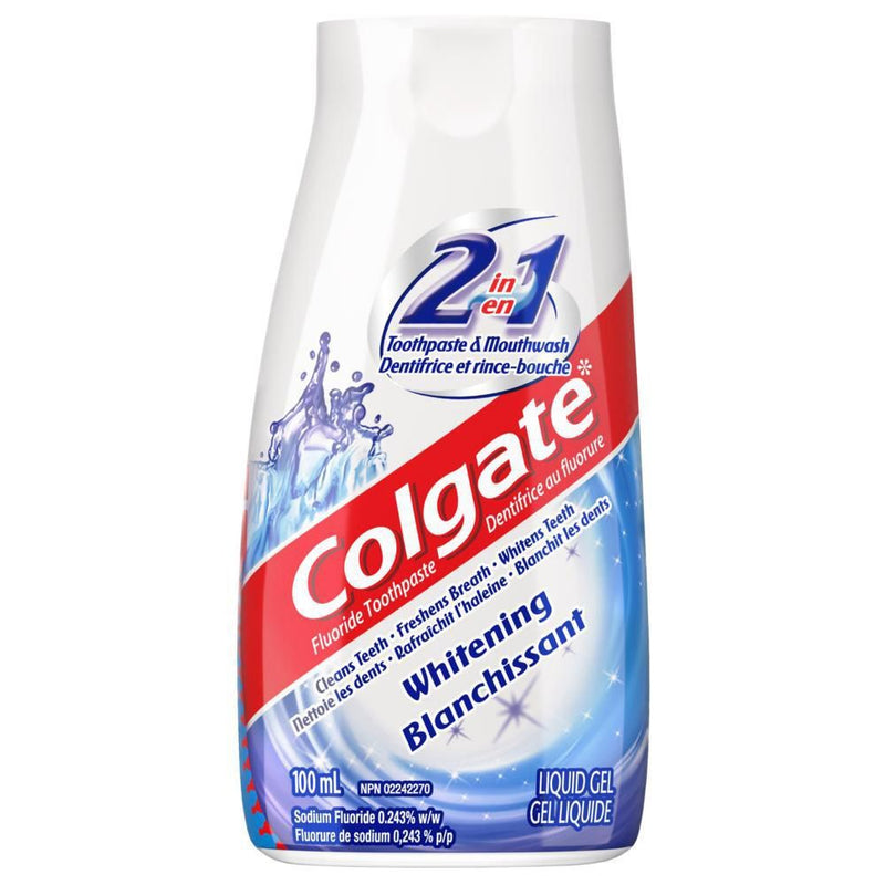 Colgate 2-in-1 Whitening Toothpaste and Mouthwash Liquid Gel