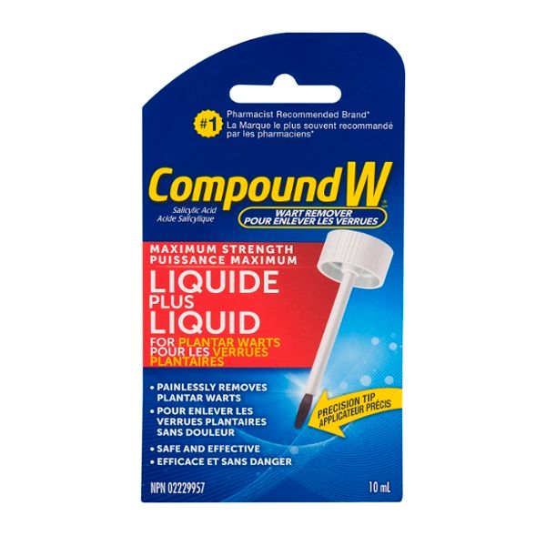 Compound W Wart Remover Maximum Strength Liquid Plus