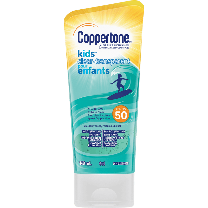 Coppertone Kids Clear Blue Gel Sunscreen SPF 50