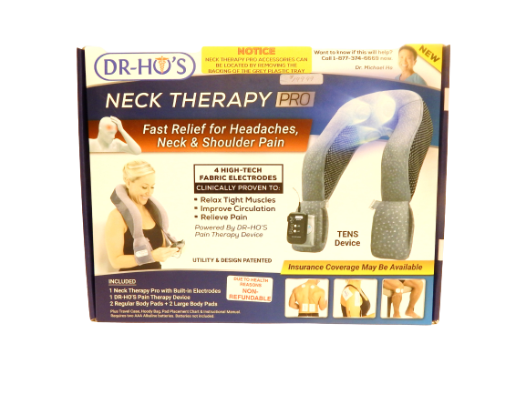 DR-HO'S Neck Pain Pro Package - TENS & EMS Therapy to Relieve Neck and  Shoulder Pain