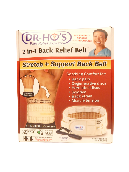 DR- HO'S 2-in-1 Back Relief Belt 