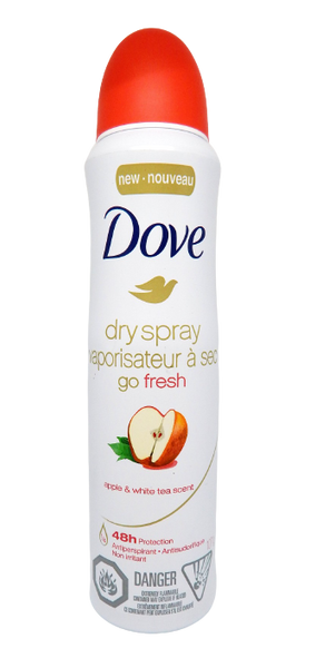 Dove Dry Spray Antiperspirant, Apple White Tea