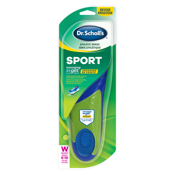 Dr. Scholl's Athletic Series Sport Insoles with Massaging Gel Women