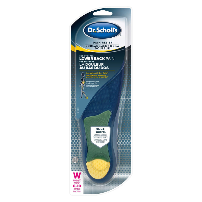 Dr. Scholl's Pain Relief Orthotics for Lower Back Pain Women