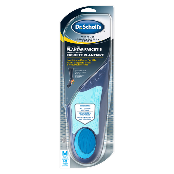 Dr. Scholl s Pain Relief Plantar Fasciitis Orthotics Men