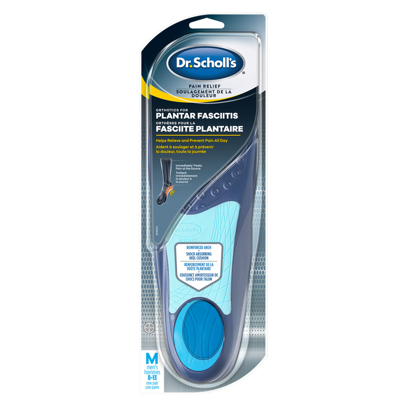 Dr. Scholl s Pain Relief Plantar Fasciitis Orthotics Men