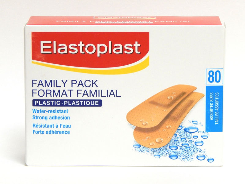 Elastoplast Plastic Bandages, Family Pack