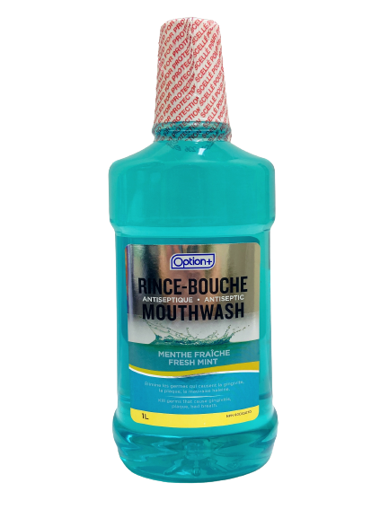 Option+ Mouthwash Antiseptic Fresh Mint