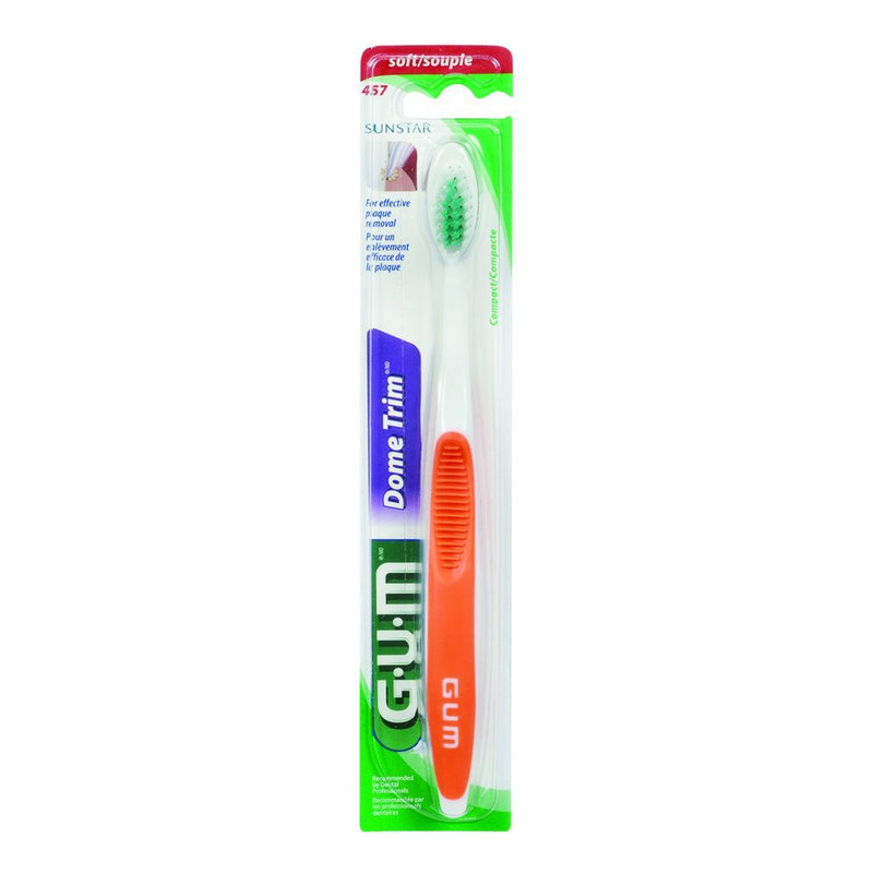 GUM Dome Trim Compact Soft Toothbrush