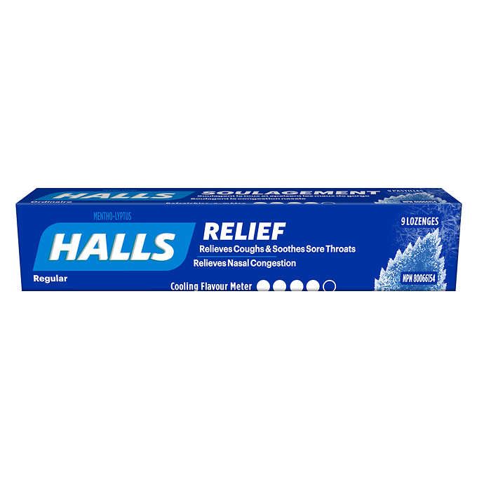 Halls Cough Drops Regular