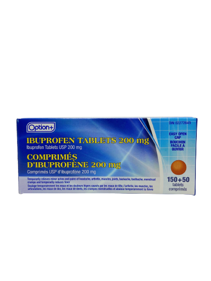 Option+ Ibuprofen Tablets 200mg