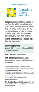 Jamieson Baby-D Vitamin D3 Drops
