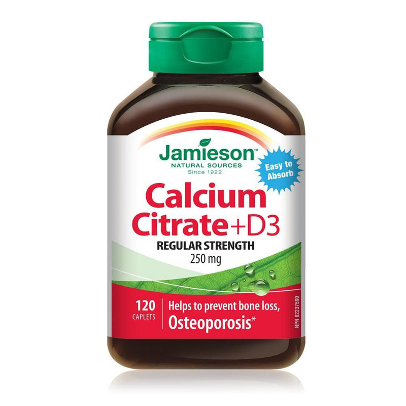 Jamieson Calcium Citrate & Vitamin D3 Caplets
