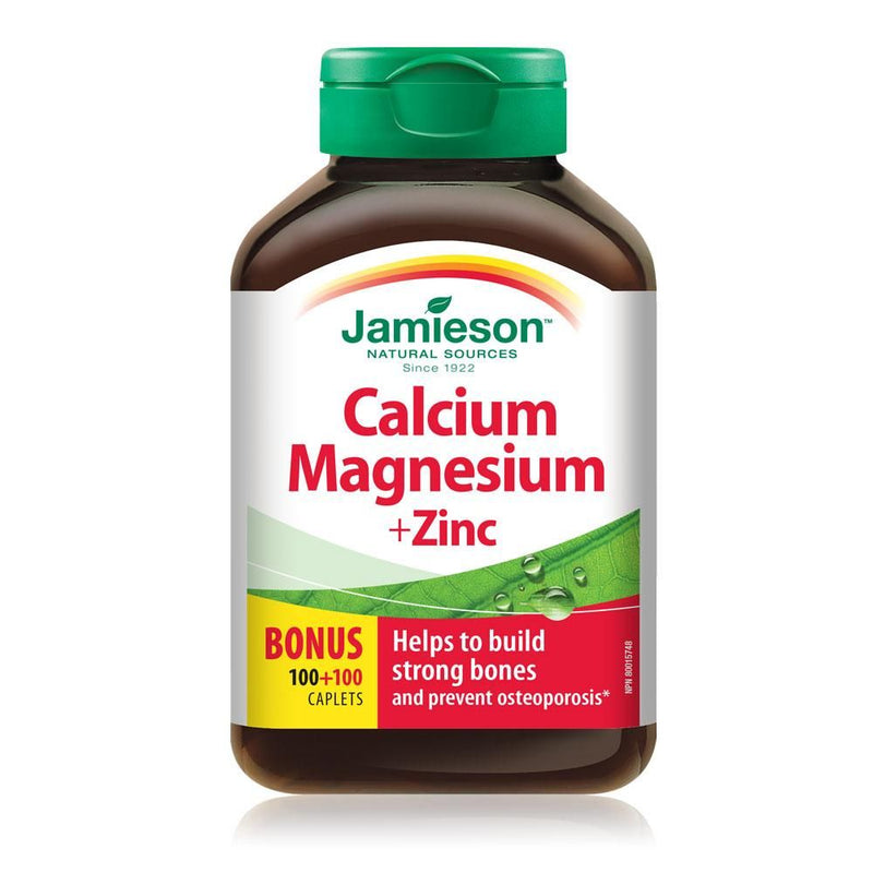 Jamieson Calcium Magnesium & Zinc Caplets