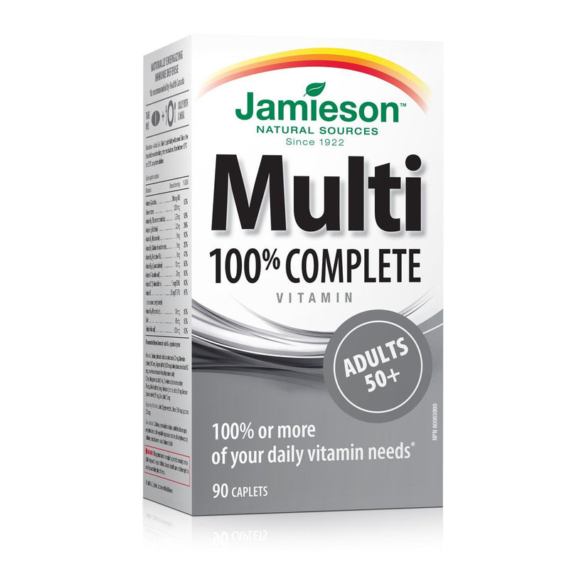 Jamieson Complete Multivitamin Caplets for Adults 50+