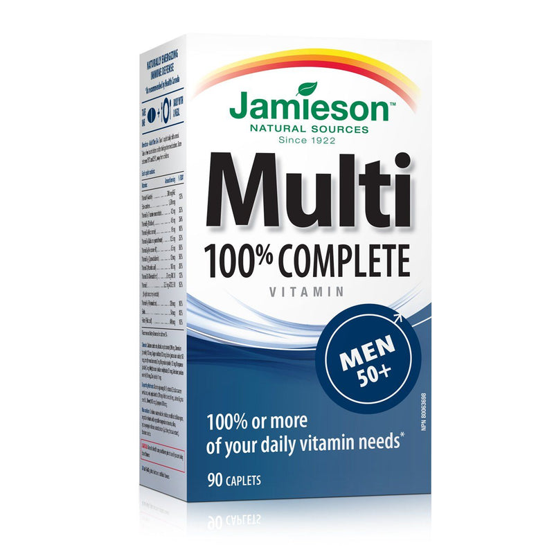 Jamieson Complete Multivitamin Caplets for Men 50+