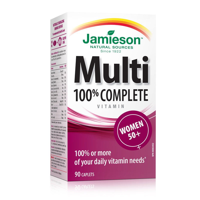Jamieson Complete Multivitamin Caplets for Women 50+
