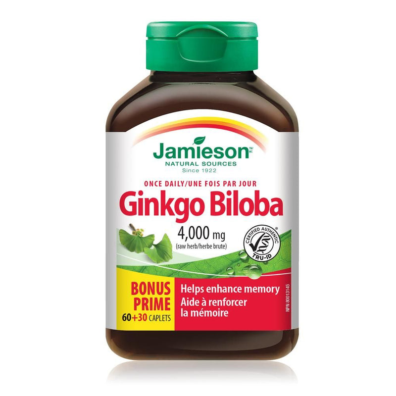 Jamieson Ginkgo Biloba Caplets